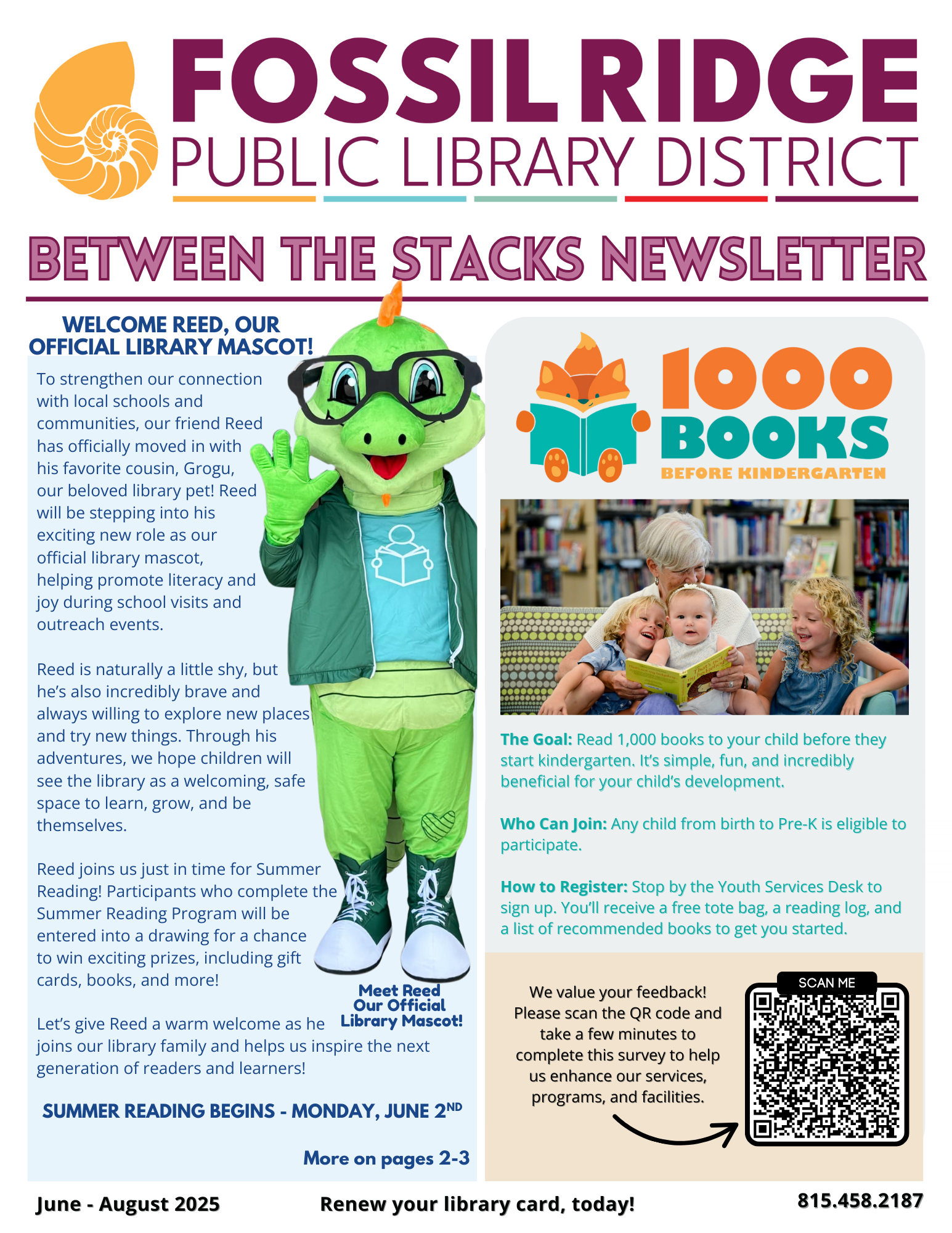 June - August 2025 Newsletter