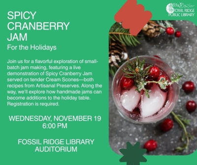 Spicy Cranberry Jam for the Holidays