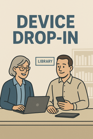 device drop in with people
