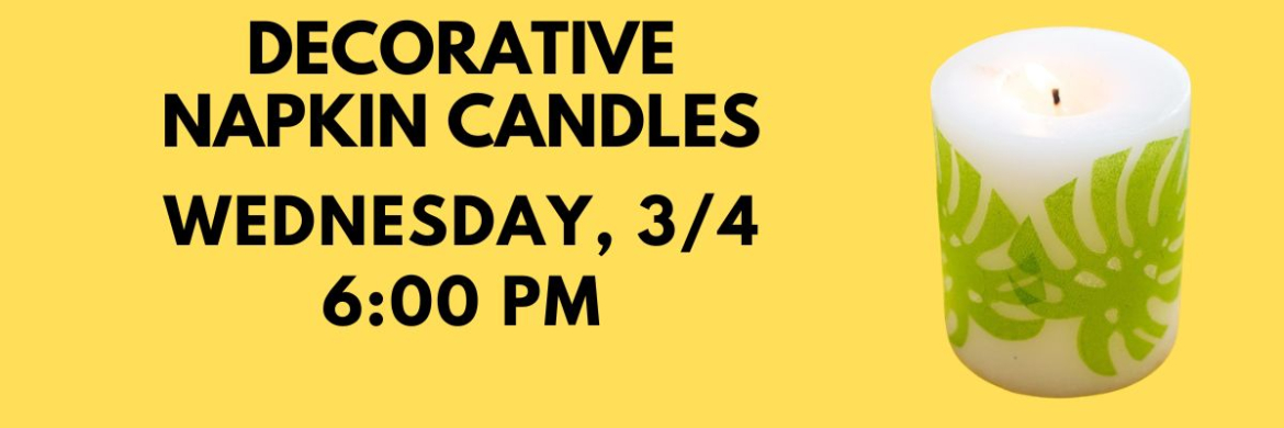 Decorative Napkin Candles