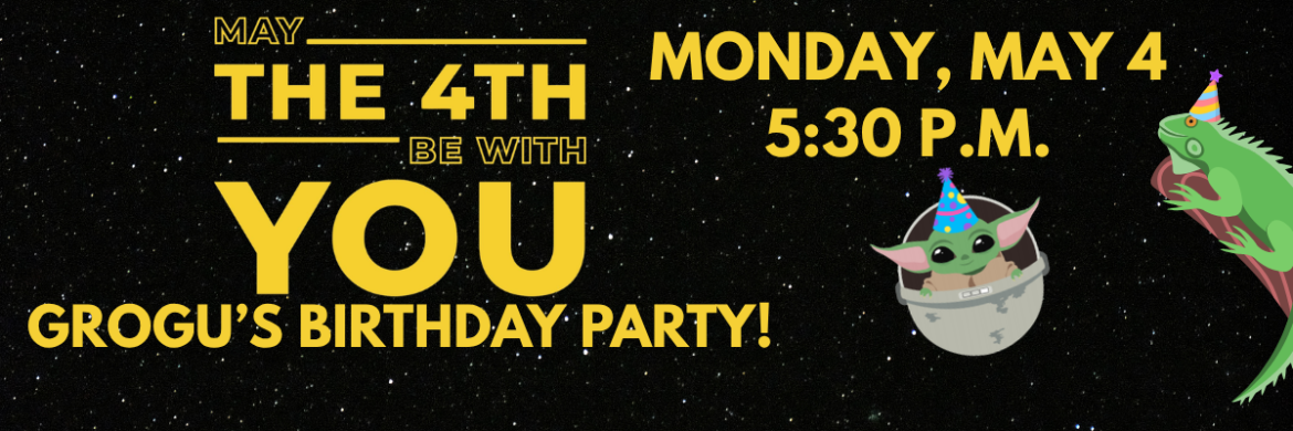 Grogu's May the 4th be with you birthday party